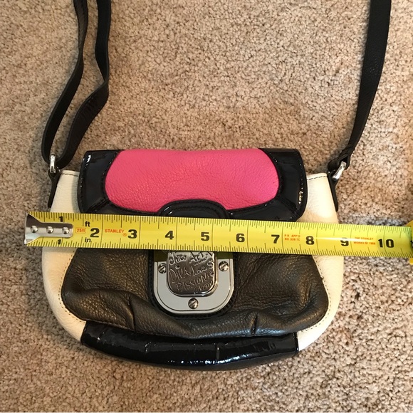 Brighton Color Block Crossbody Patent Purse - Picture 5 of 10